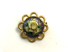 Broche émaillée émaux d'occasion Broche émaillée émaux d'occasion  Cernay