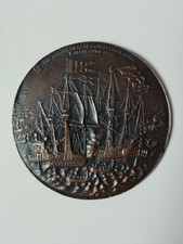 Bronze medaille seeschlacht gebraucht kaufen  Mainz-Kastel