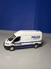 Van de transporte policial Greenlight 1:64 Ford Transit Custom NYPD Nova York comprar usado  Enviando para Brazil