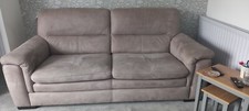 Dfs suede sofa for sale  STOKE-ON-TRENT