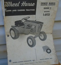 Wheel horse raider for sale  Eaton Rapids