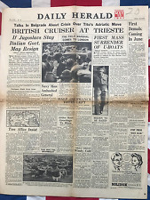 1945 ww2 newspaper for sale  BARNSTAPLE