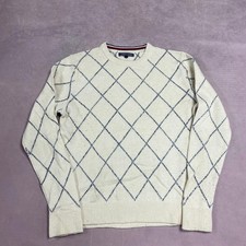 Suéter masculino pulôver de malha estampado Tommy Hilfiger G comprar usado  Enviando para Brazil