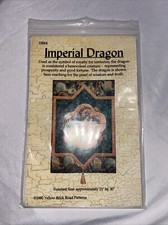 YBR4 Costura Padrões de Estrada de Tijolos Amarelos Vintage 2000 IMPERIAL DRAGON 21” x 30” comprar usado  Enviando para Brazil