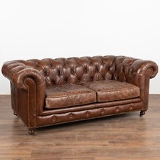 Vintage brown leather for sale  Round Top
