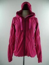 Jaqueta feminina tamanho 6 Lululemon atletismo rosa quente vermelha com capuz plissada peplum comprar usado  Enviando para Brazil
