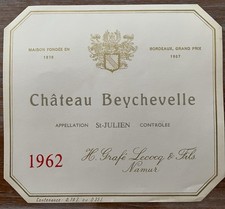 étiquette château beychevell d'occasion  Toul