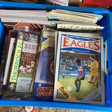 Football programmes crate for sale  FELIXSTOWE