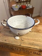 Vintage white enamel for sale  LIVERPOOL