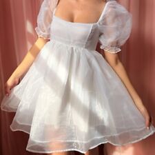 Mini vestido branco organza puff , usado comprar usado  Enviando para Brazil