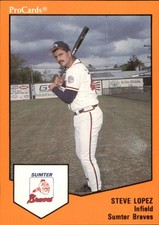 Steve Lopez 1989 ProCards Minor League T/S #1096 RC Sumter Braves *AutographDen* comprar usado  Enviando para Brazil