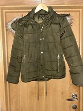 Topshop khaki faux for sale  BRADFORD