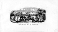 Stampa antica villeneuve usato  Lecco