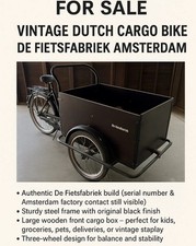 Vintage fietsfabriek cargo for sale  Lake Oswego
