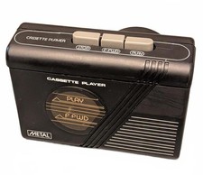 Metal - Reproductor de casete portátil vintage años 90 - Probado (FUNCIONA) segunda mano  Embacar hacia Mexico