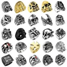 Teschio biker anello usato  Spedire a Italy