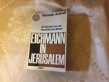 Hannah arendt eichmann gebraucht kaufen  Sprakensehl