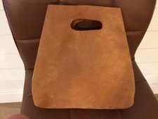 Bolsa de mão minimalista Hide & Drink bolsa tote rústica couro granulado feita à mão comprar usado  Enviando para Brazil