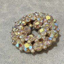 Vintage rhinestone wreath for sale  Coral Springs