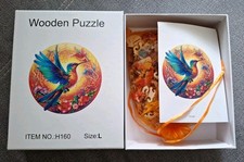 Holzpuzzle kolibri wooden gebraucht kaufen  Hille
