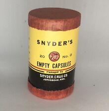 Vintage snyder empty for sale  Ozark