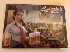 Blechschild budweiser neu gebraucht kaufen  Groß Twülpstedt