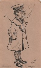 Military caricature ww1 for sale  BOURNEMOUTH