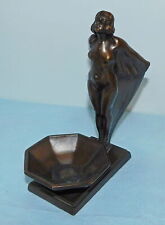 Cenicero Ronson Art Deco Dama Desnuda Bronce 1920 segunda mano  Embacar hacia Argentina