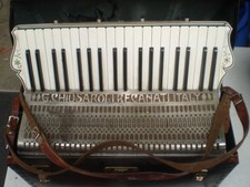 Acordeão vintage G. CHUISAROLI metal friso década de 1920 Recanati Itália na caixa comprar usado  Enviando para Brazil