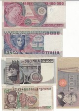 Lotto banconote repubblica usato  Potenza Picena