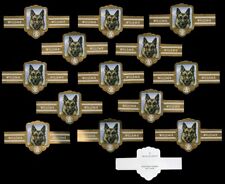BELGIAN SHEPHERD DOG MALINOIS ORIGINAL VINTAGE DUTCH CIGAR BANDS x 14 comprar usado  Enviando para Brazil