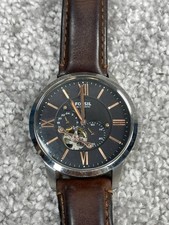 Usado, Relógio Fossil Masculino Townsman Automático Pulseira de Couro Marrom Aço Inoxidável ME3061 comprar usado  Enviando para Brazil