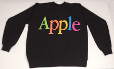 Moletom preto vintage Apple Computer Rainbow Logo grande soletrar Hanes EUA comprar usado Moletom preto vintage Apple Computer Rainbow Logo grande soletrar Hanes EUA comprar usado  Enviando para Brazil