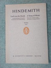 Hindemith paul song for sale  SALISBURY