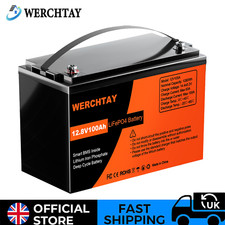 12v 100ah lifepo4 for sale  UK