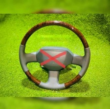 Volante Toyota Land Cruiser Prado LJ71 LJ79 LJ78 KZJ78 madeira 1986-1995 comprar usado  Enviando para Brazil