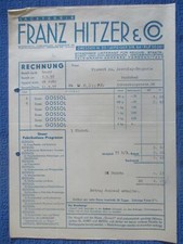 Rechnung lackfabrik franz gebraucht kaufen  Sulzbach/Saar