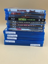 DC / Marvel Blu-Ray 13 Movie Lot • Deadpool, Iron Man, Spider-Man, X-Men, Joker, usado comprar usado DC / Marvel Blu-Ray 13 Movie Lot • Deadpool, Iron Man, Spider-Man, X-Men, Joker, usado comprar usado  Enviando para Brazil
