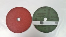 Disco de lixa 7" x 7/8" fibra resina óxido de alumínio, 50 grãos, Norton, 50 discos comprar usado  Enviando para Brazil