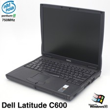 Notebook Dell Latitude C600 Windows 98 Parallel Lpt Pentium 750MHZ 80GB comprar usado  Enviando para Brazil