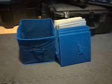 Caixa de armazenamento x12 Wal-Mart Mainstays cesta organizadora 11" cubos quadrados comprar usado  Enviando para Brazil