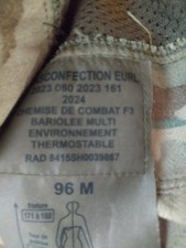 Veste treillis combat d'occasion  Schiltigheim