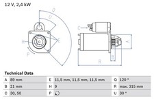 Anlasser starter bosch gebraucht kaufen  Oberlungwitz