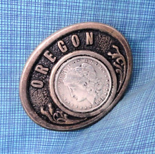 Fivela de cinto Oregon State Series dólar 1896 vintage anos 80 arte colecionável ID .QRT352 comprar usado  Enviando para Brazil