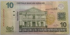 Banconota suriname dollari usato  Ruvo di Puglia
