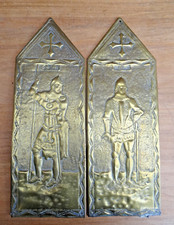 Two monumental brass for sale  YORK