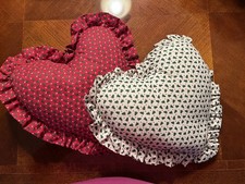 Usado, Travesseiros de Natal em forma de coração vermelhos e brancos feitos à mão comprar usado Usado, Travesseiros de Natal em forma de coração vermelhos e brancos feitos à mão comprar usado  Enviando para Brazil