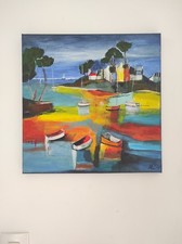 Tableau peinture acrylique d'occasion  Saint-Sorlin-en-Valloire