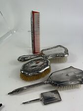 Juego de 5 tocador de plata esterlina antiguo Webster y otros "G. Sterling" +++ segunda mano  Embacar hacia Mexico