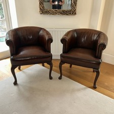 Pair tub leather for sale  TADWORTH